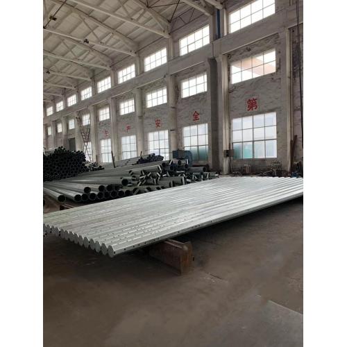 Steel Pole With Asphalt Coating 25FT hot dip galvanized steel pole Supplier