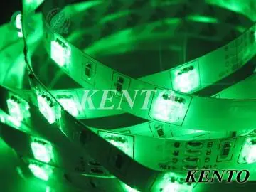 5050 SMD 10MM Green(Non)Waterproof Flexible Strip Light