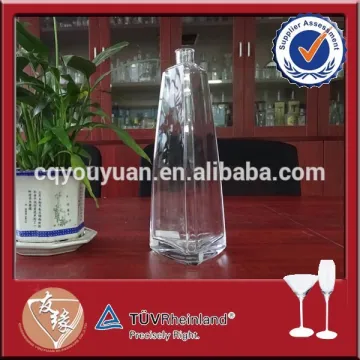 New triangular wine bottles for sale wholesale