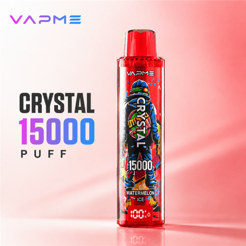 Vapme Crystal 15k Puff Disposable Vapes Pod Rechargeable