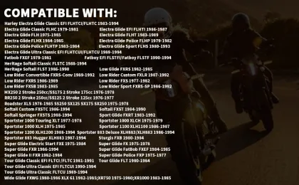 Gas Tank Fuel Valve Petcock Switch Replacement for Harley-Davidson Models: Dyna, Fatboy, Heritage, Softail, Springer, Sport Glide, and Sportster (883, 1000)