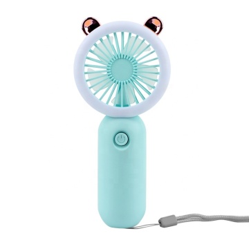 Colorful Summer Fan - LED Night Light USB Cooling Fan for Stroller