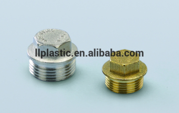 Casting brass fittings brass male plug/end cap