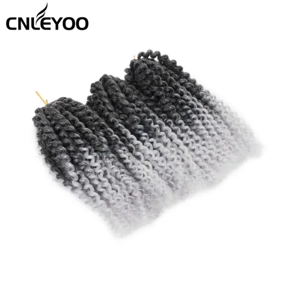 Wholesale Grey Marlybob Marlybob Kinky Curl  8 Inch Afro Mali bob Kinky Curl Crochet Braiding Hair Extension for Women