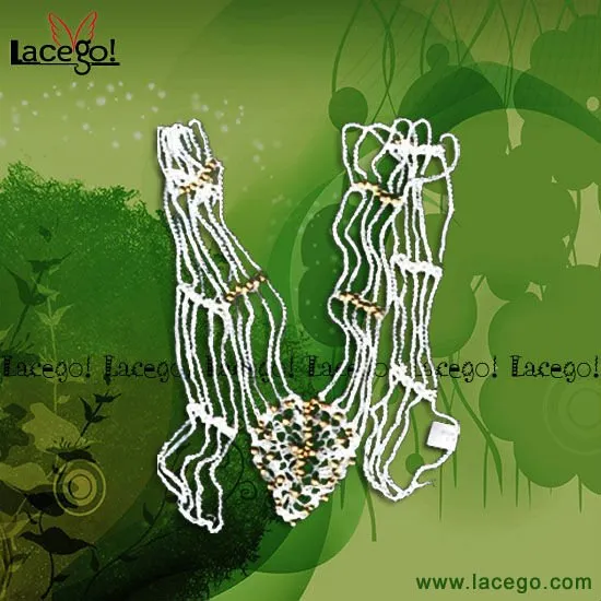 Fashion design cotton collar flower lace