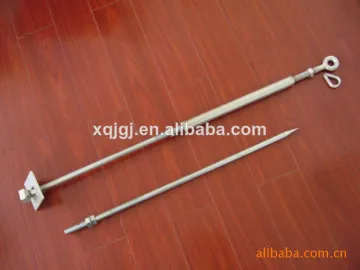 Galvanized Steel Ground Rod/Earth Rod/Stay Rod