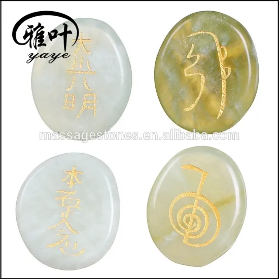 Natural Semi-precious Stones New Jade Stones for Chakra Healing