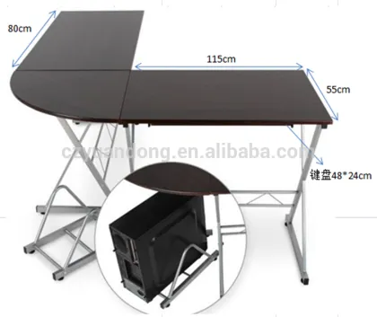 Long corner office desk, MDf corner computer desk