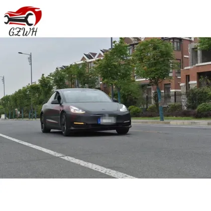 Model 3 modified to Model s front bumper