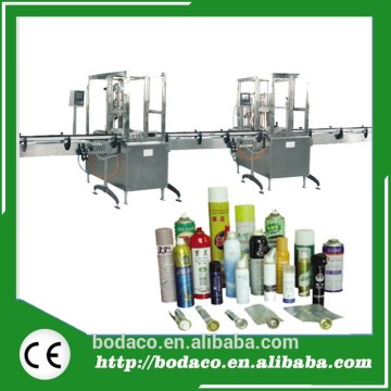 Alibaba Manufacturer Automatic Aerosol Spray Canning Machine With CE