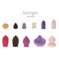 Silicsponge maquillage multi-couleurs Sponge