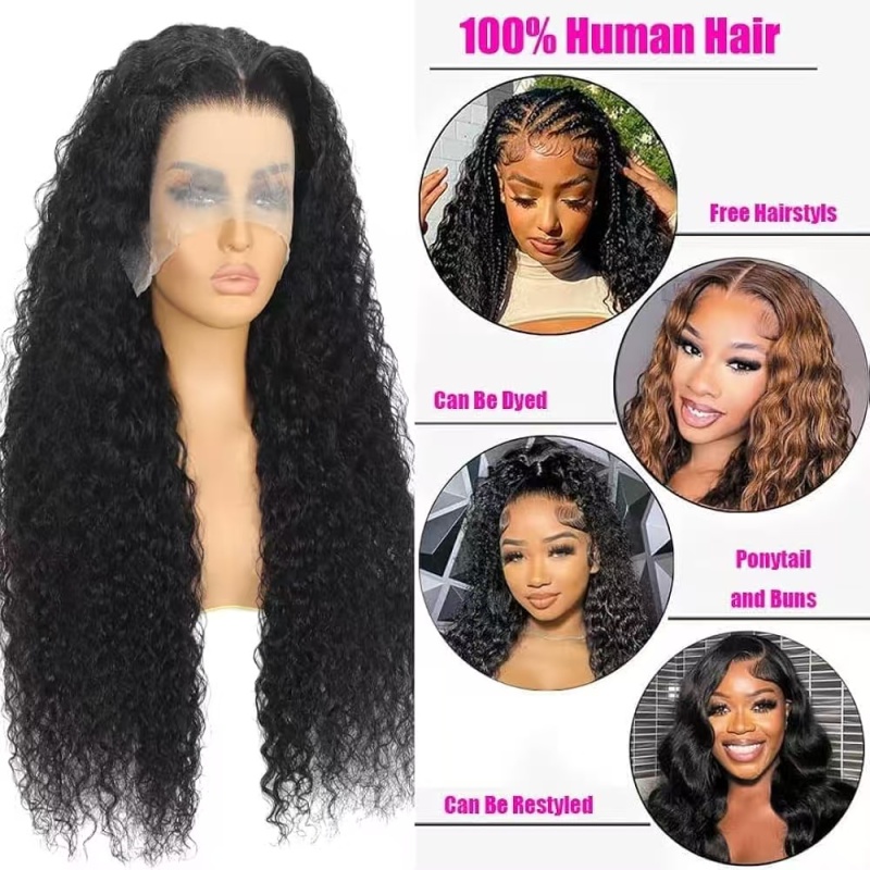 13x6 HD Lace Water Wave Wig Glueless 200% Density
