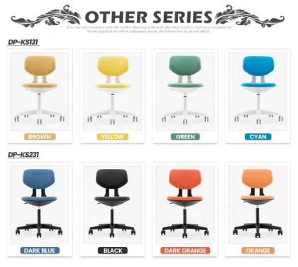 Adjustable Swivel Ergonomic Nail Salon Chair with Back for Massage and Office Use