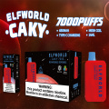 Hot Selling 13Falvors ElfWolrd Caky 7000 Vape
