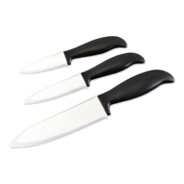 ABS Handle White Ceramic Knife Set
