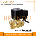 3/4'' IP68 Waterproof Fouantain Brass Solenoid Valve 220VAC