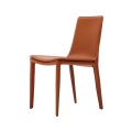 Silla de comedor muebles modernos cubierta de cuero colorida foshan silla china