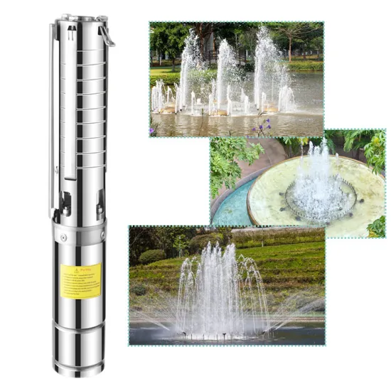 Smart Solar-Powered DMX Water Fountain Pumps with 0.8HP Submersible DC Motor