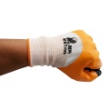 13 Gauge Nylon Latex Half Coated Gloves