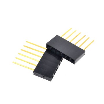 Special Female Header Connector PC104 - 6 Pin, 2.54mm Spacing, 11MM, 1PC