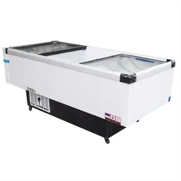 Freezer Glass Door Supermarket Combination Island Refrigerator