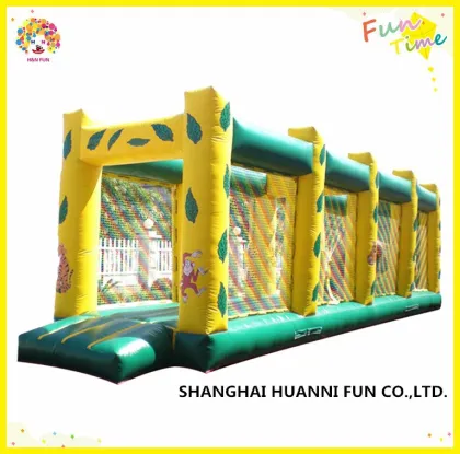 Super Inflatable Slide Obstacle Course CN 71 For Playland