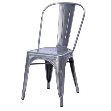 Stackable Industrial Tolix Metal galvanized Chairs replica