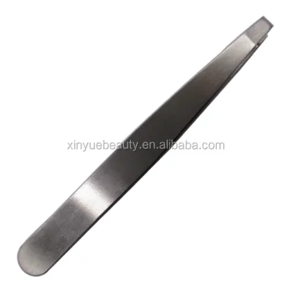 Stainless Steel Tweezers Set Slant Flat Tweezers Manufacturer