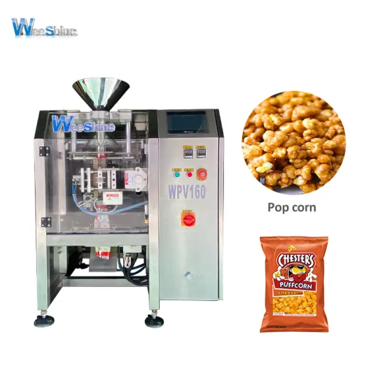 Small Bag Vffs Pop Corn Packaging Machine