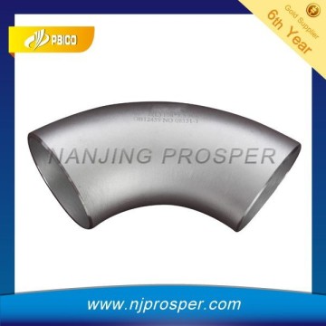 ANSI B 16.9 LR stainless steel 90 degree elbow by butt welding (YZF-P58)