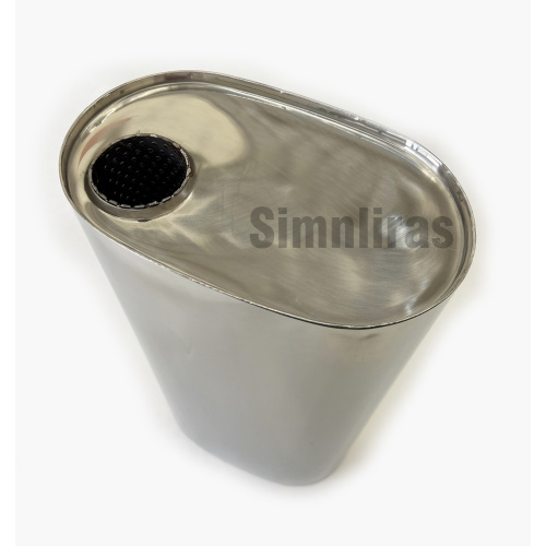 Schalldämpfer mit einem Eingang und zwei Verschiebungen Löcher