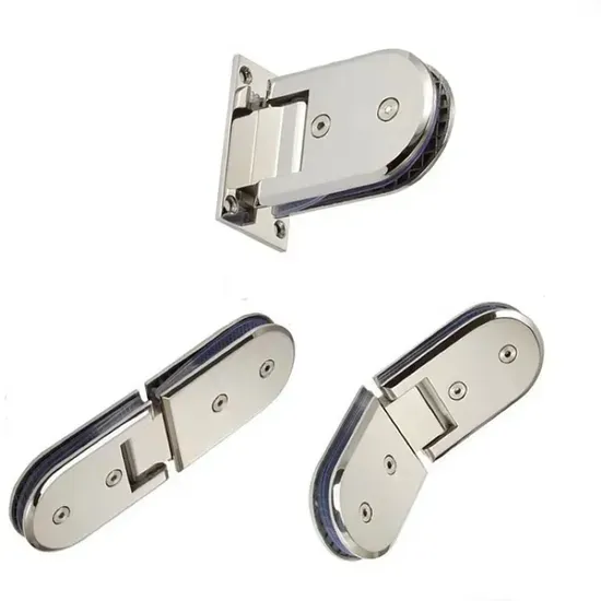 Elegant Shower Glass Door Hinge in Stainless Steel