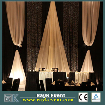 Pipe and Drape Curtains Singapore Wedding Backdrop
