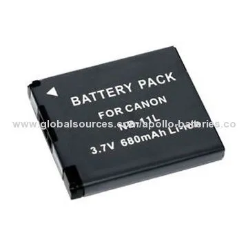 Battery for Canon, 3.7V 680mAh