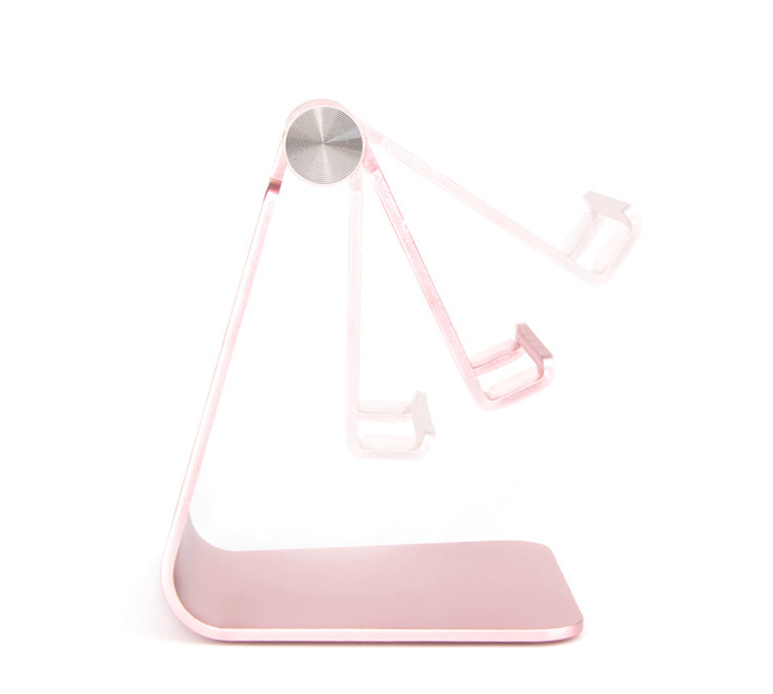 phone mounting pink color alu