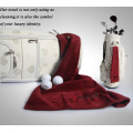 Custom golf towel with hook