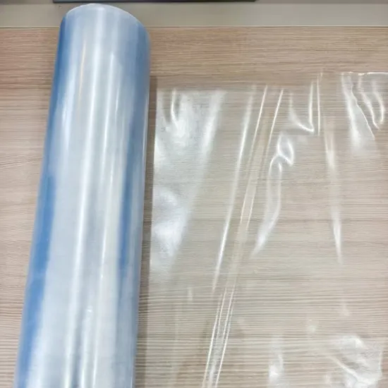 High glossy transparent orange peel PVC soft film