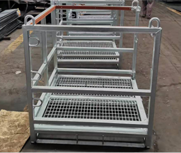 Customized powder coating stackable gas bottle rack