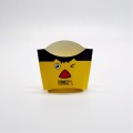 Caja de papas fritas de papel kraft espesado
