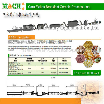 Best Price Corn Flakes Breakfast Cereals Machine/Cornflakes processing line/corn flake making machine