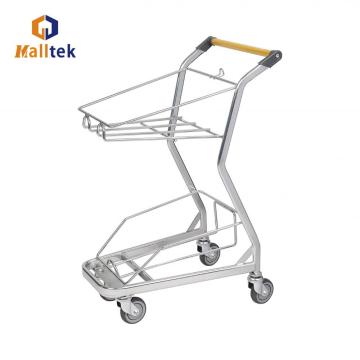 Supermarché 4Wheels Metal Basket Trolley