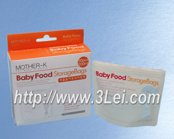 Microwaveable Baby Food Storage Bags