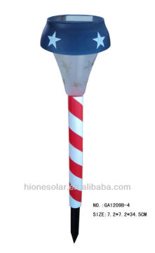 Solar Stake Light Solar Path Light for 4th July