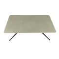 Mesa de café negro rectangular