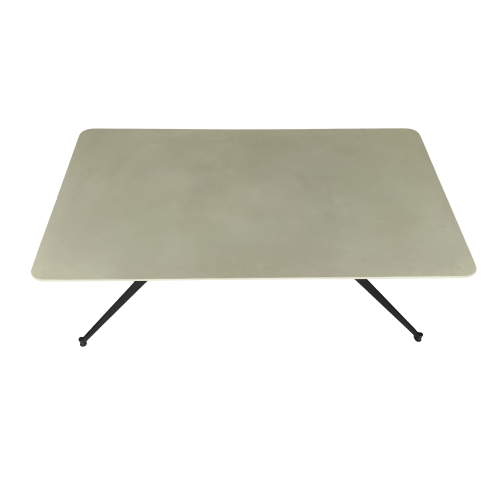Mesa de café negro rectangular