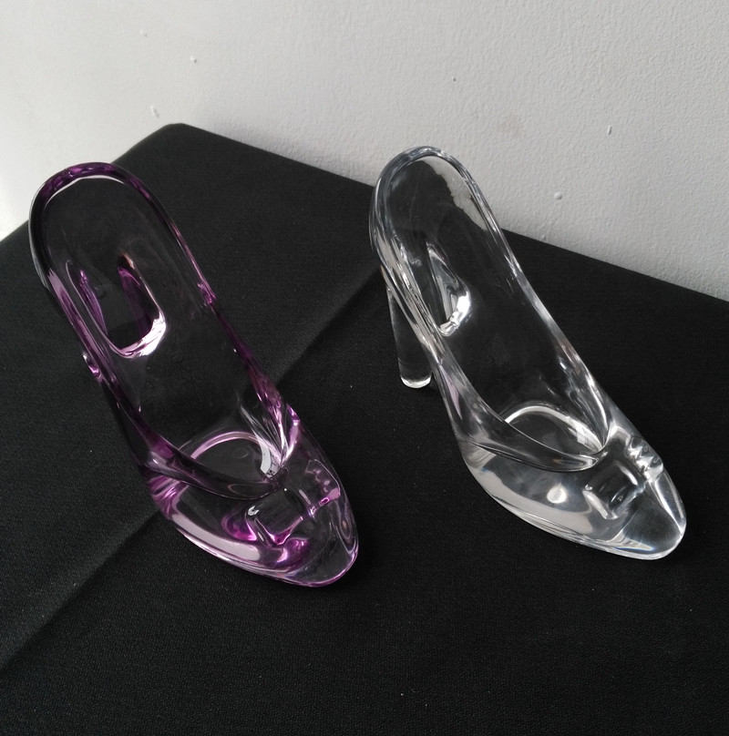 Wedding Decorative Cinderella Crystal Glass Slippers