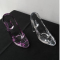 Zapatillas de cristal de Cenicienta decorativas para bodas