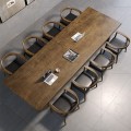 Long Meeting Table Wooden Conference Table