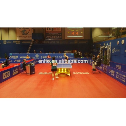 Podłoga PCV do tenisa stołowego z ITTF