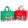 Bolsa de compras RPET laminada de Navidad